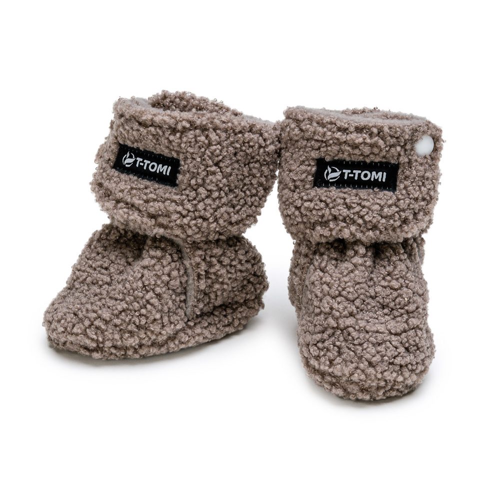 T-Tomi Capáčky TEDDY - Grey (0-3m)