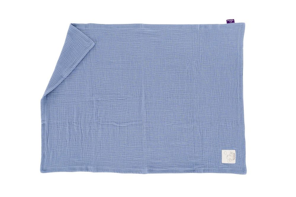 TRÄUMELAND Mušelínová deka 100 x 75 cm Hellblau (obrázek 3)