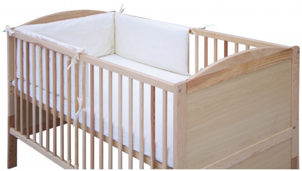 Scarlett Ochranný límec do postýlky 4dílný Oto- bílý