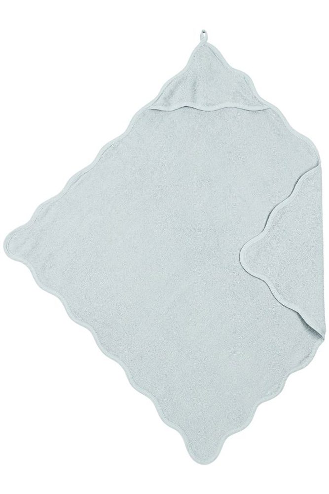 Meyco Osuška s kapucí Wavy - Grey blue