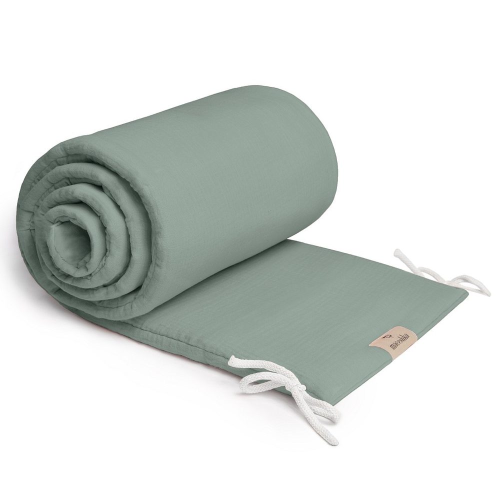 Maceshka Mušelínový mantinel Nature - khaki