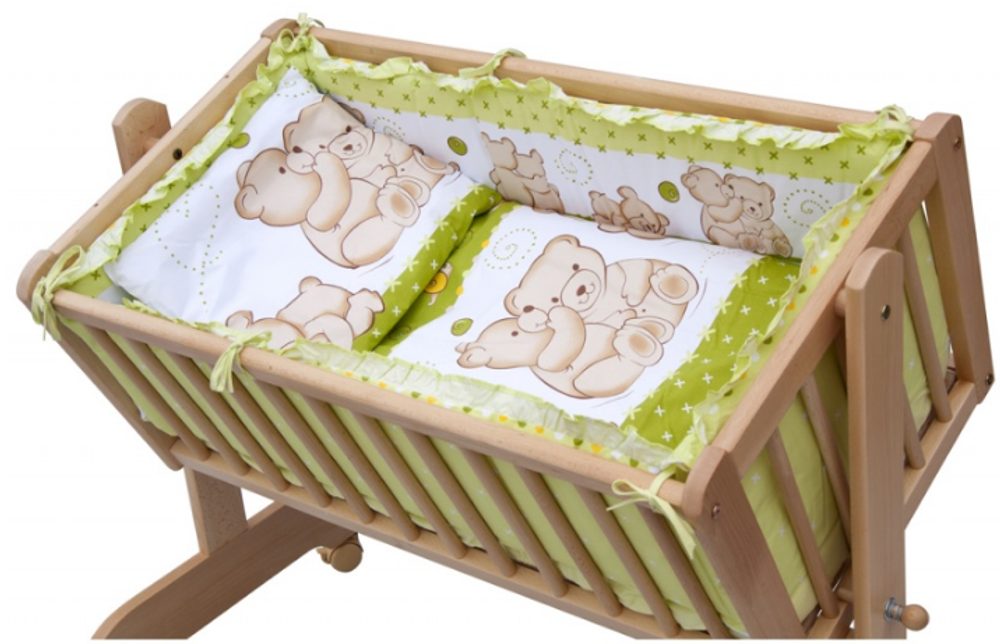 Scarlett Souprava do kolébky Matěj zelená