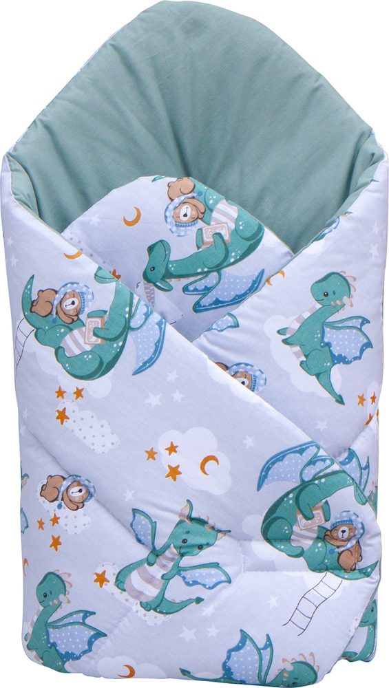 Scarlett Zavinovačka růžek Scarlett Dino tyrkysová