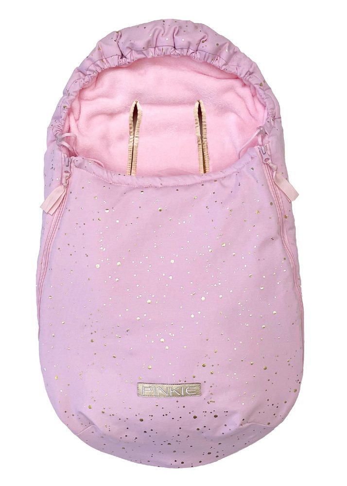 Pinkie fusak Shine Gold Pink 0-12 měsíců - autosedačky