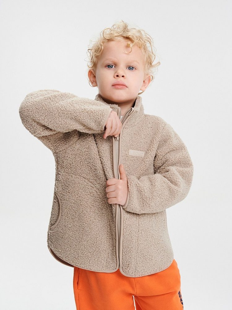 LEOKID Fleecová bunda Theo Almond Milk vel. 86 (obrázek 8)