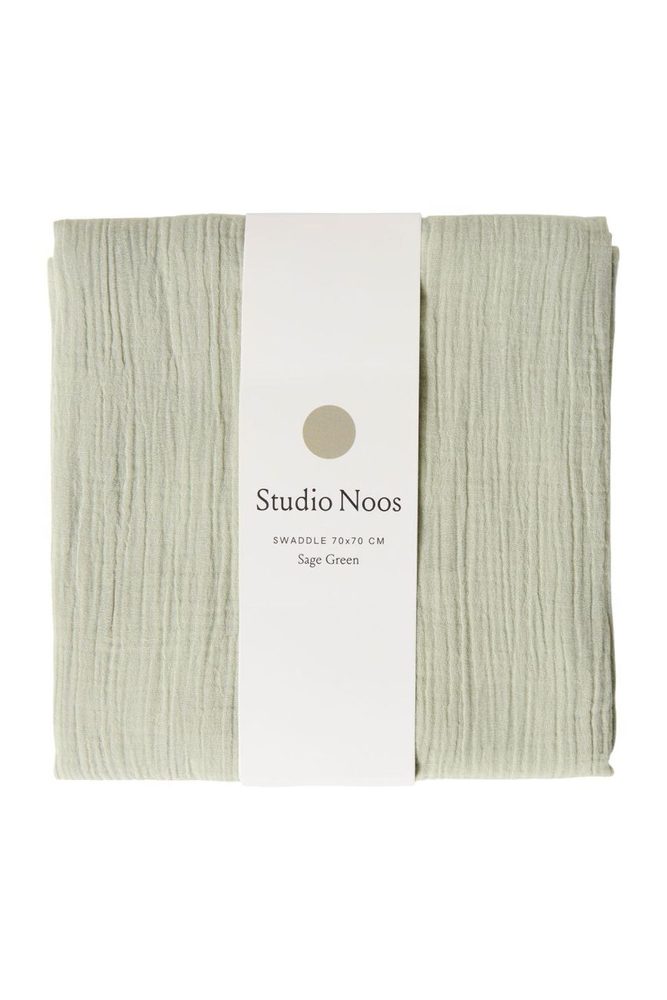 STUDIO NOOS Mušelínová plena Green 70 x 70