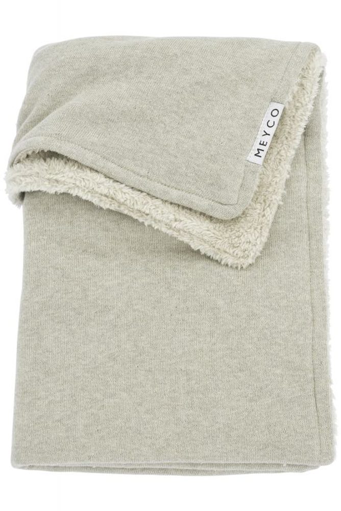 Meyco Deka Knit basic fleece - Sand melange