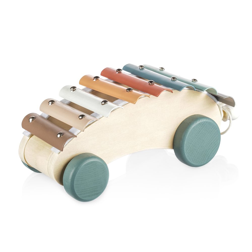 Levně ZOPA Dřevěný tahací xylofon - Xylophone