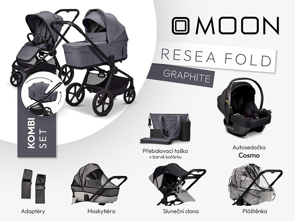 Moon ReSea FOLD kombi set - GRAPHITE