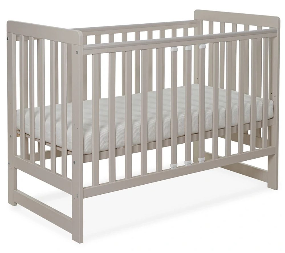 Tomi Dětská dřevěná postýlka XXII. (22) - kašmír se zábranou