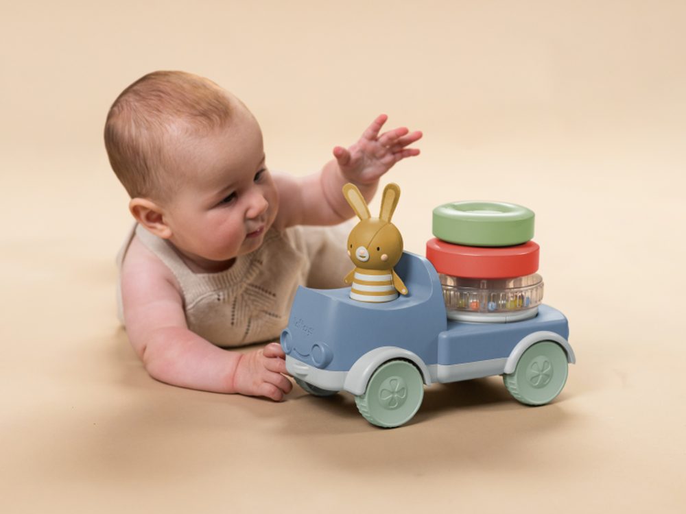 Taf Toys Náklaďák s pyramidou Bunny (obrázek 9)