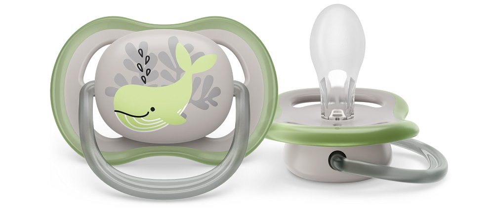 Philips AVENT Šidítko Ultra air Obrázek 6-18m mořský koník, 1ks - Philips AVENT Šidítko Ultra air Obrázek 6-18m velryba, 1ks