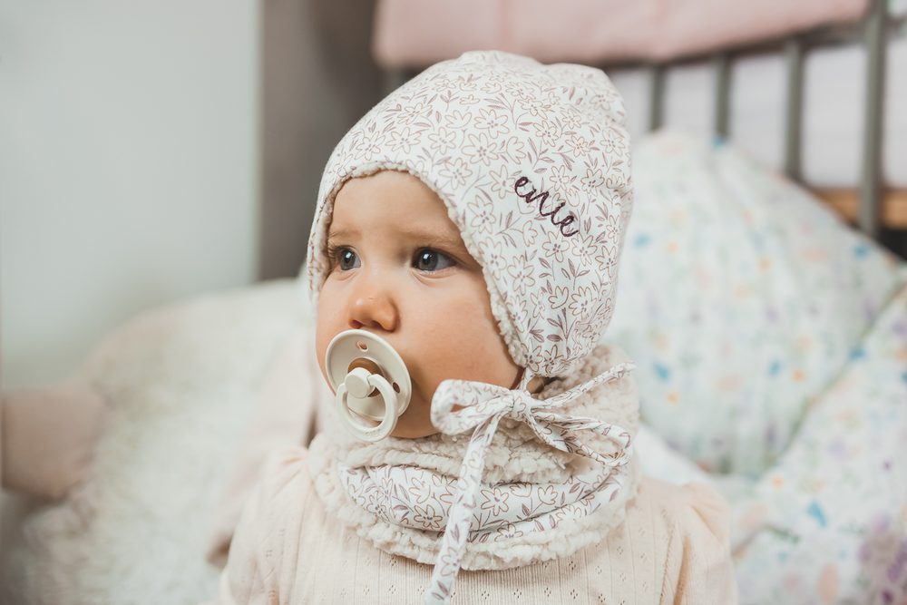 enie baby Dětská čepice zimní 0-3m LITTLE