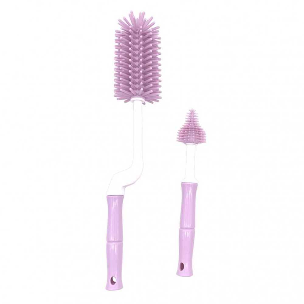 Bo Jungle kartáč na láhve B-Bottle Brush Set - Pink