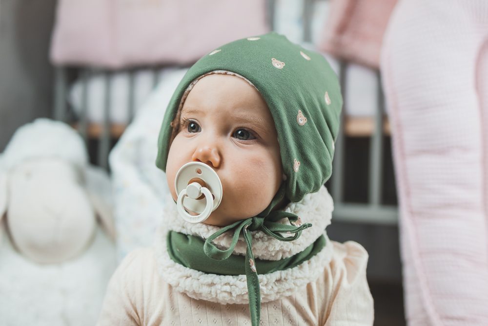enie baby Dětská čepice zimní 6-9m BEARS