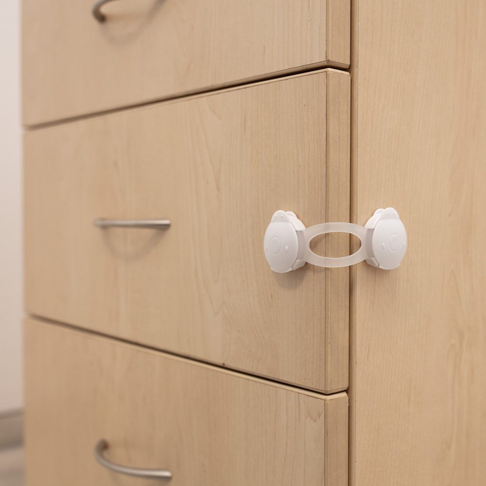 Zopa mini zámek skříněk ohebný 2ks white