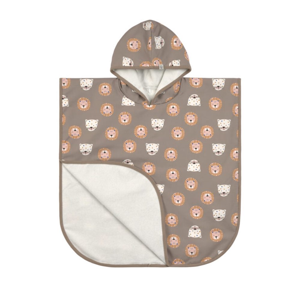 Lässig Splash Beach Poncho wild cats choco