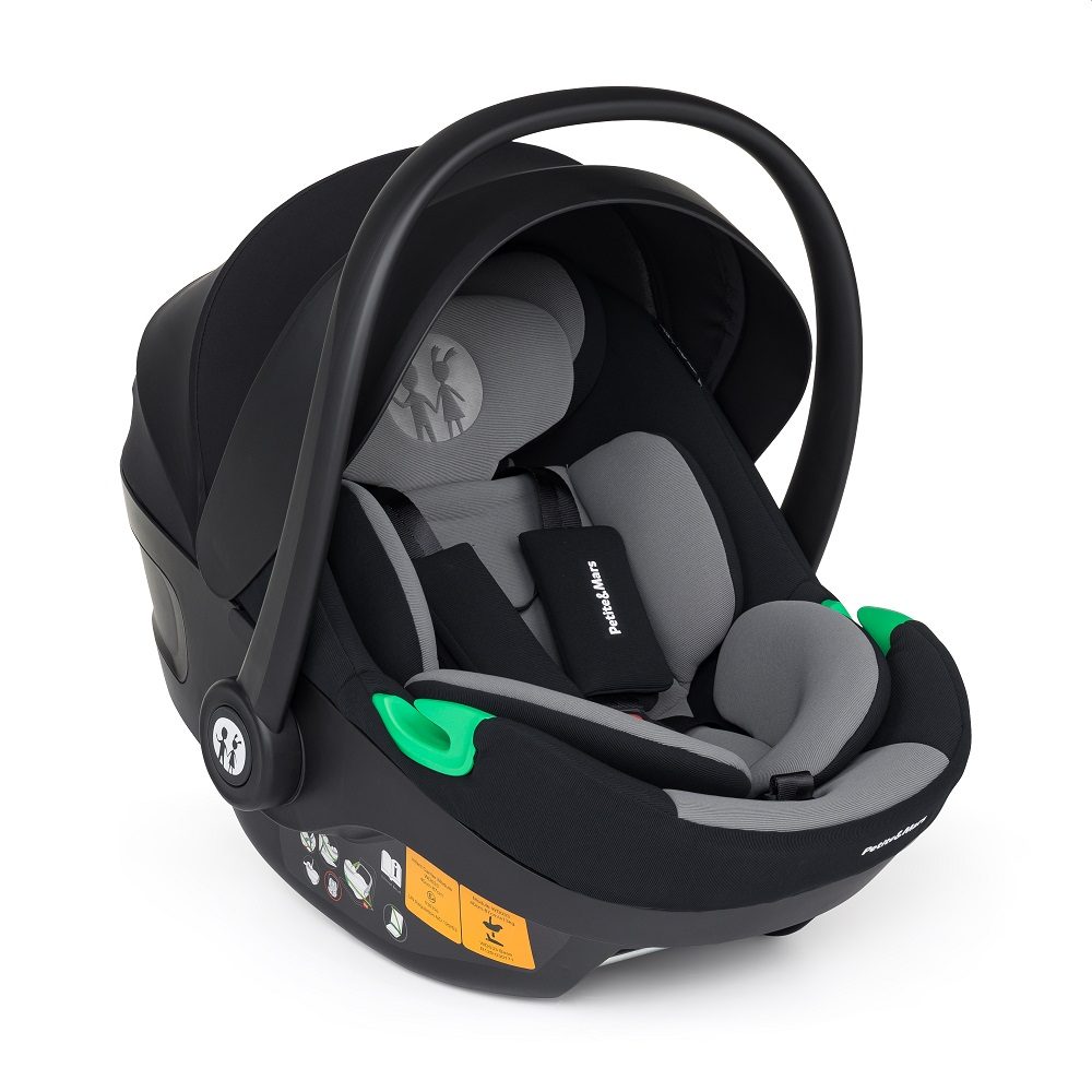 Levně PETITE&MARS Autosedačka Core Pro i-Size Black Grey 40-87cm (0-13 kg)