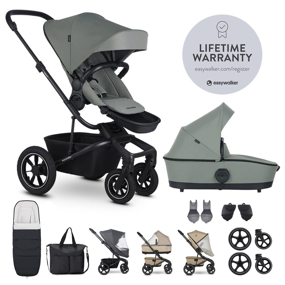 Easywalker Set XXL Harvey⁵ Air s příslušenstvím - Agave Green