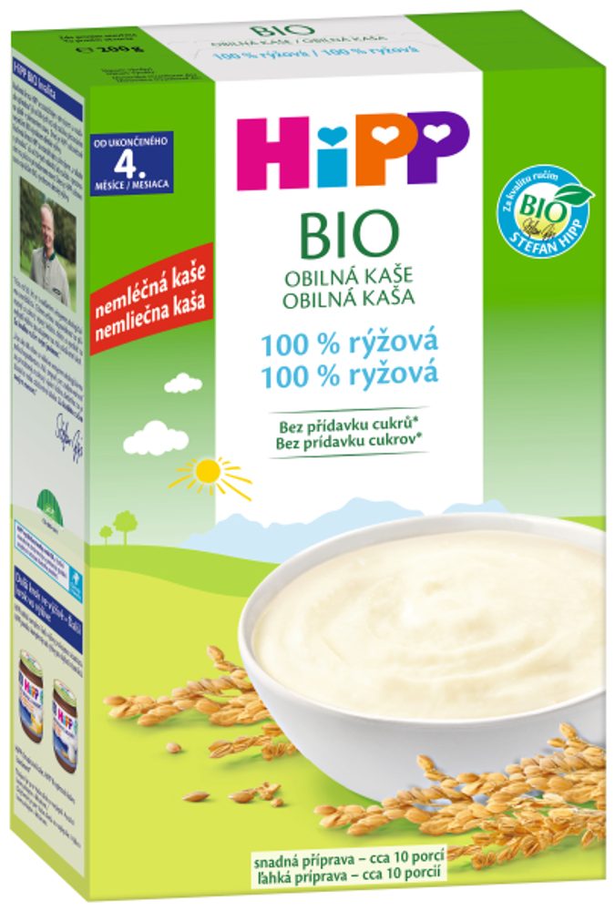 HiPP BIO Obilná kaše 100% rýžová 200g - EXPIRACE 31.8.2026