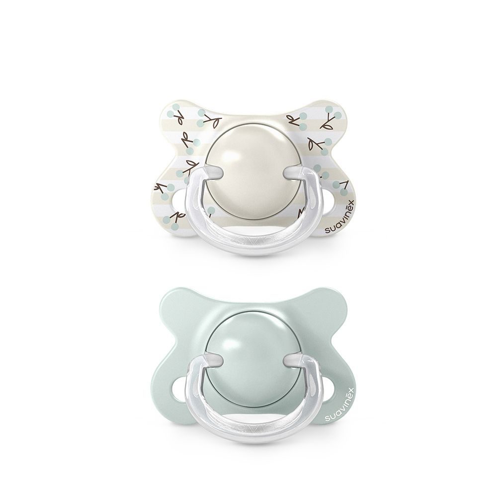 Suavinex Dudlík SX PRO fyziologický BIRDIES -2/2 m - zelený