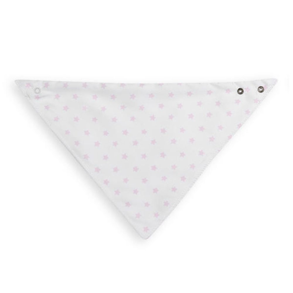 Interbaby ŠÁTEK 38 X 27 HVĚZDA - růžová