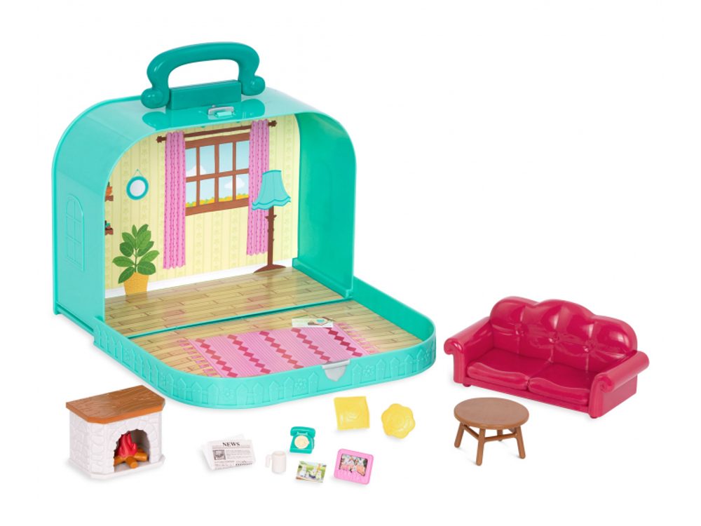 Li'l Woodzeez Sada v kufříku Obývací pokoj