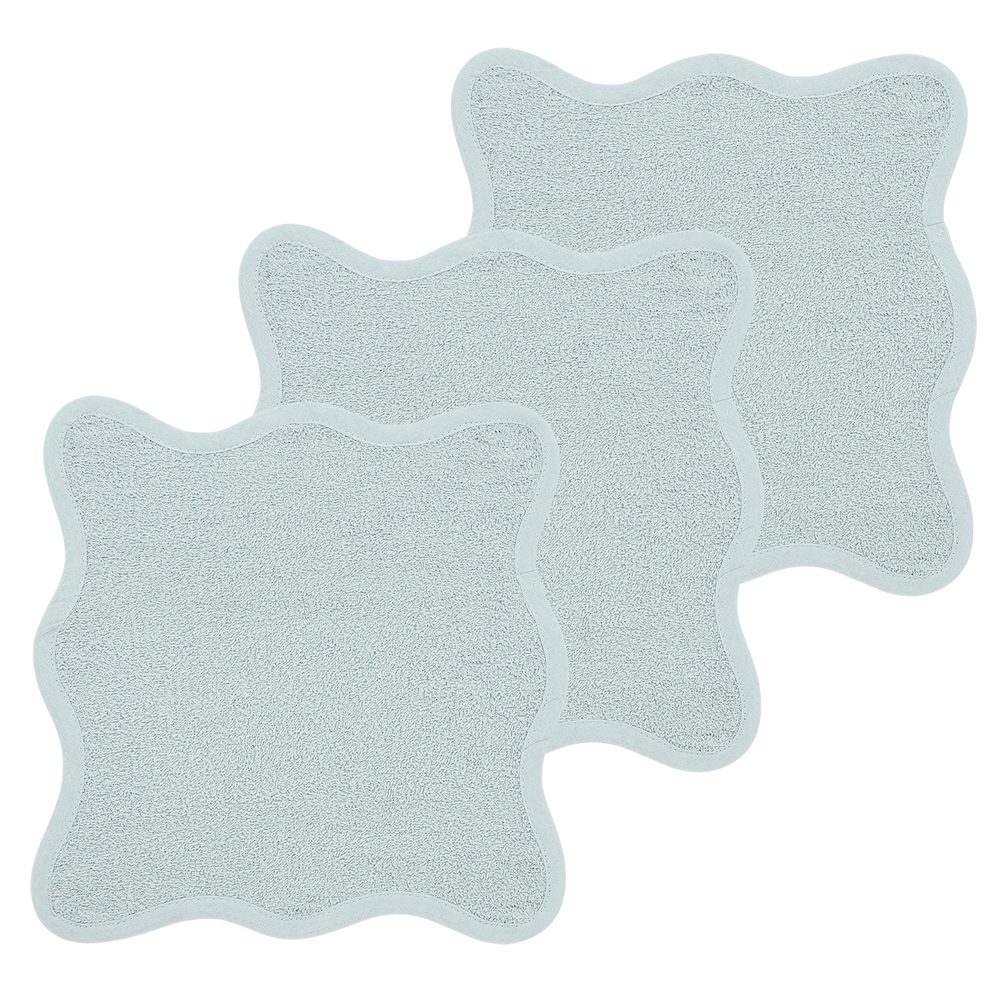 Meyco Froté žínky Wavy 3 balení - Grey blue
