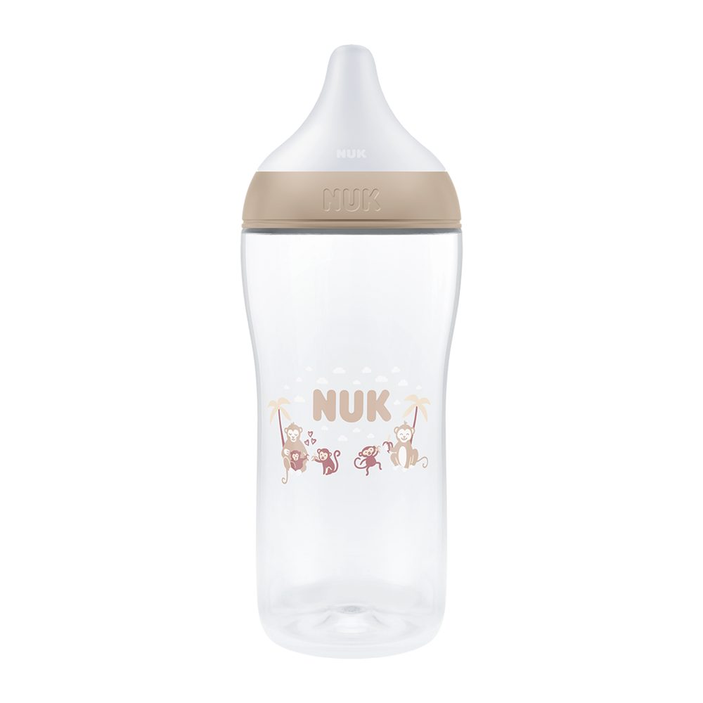 NUK Perfect Match láhev s kontrolou teploty XL MONKEY 360 ml