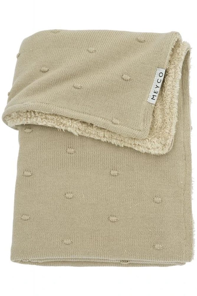 Meyco Deka Mini knots fleece - Sand