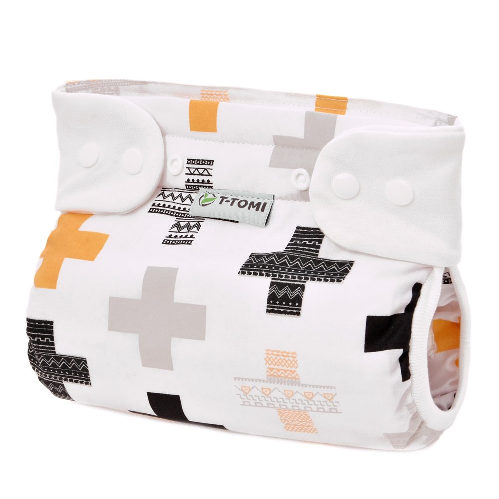 T-Tomi Ortopedické abdukční kalhotky patentky - CROSSES (5-9KG)