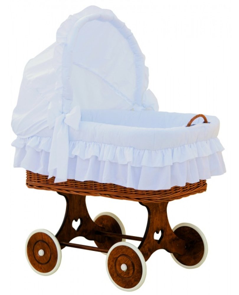 Scarlett Boudička k proutěnému koši Martin- bílá