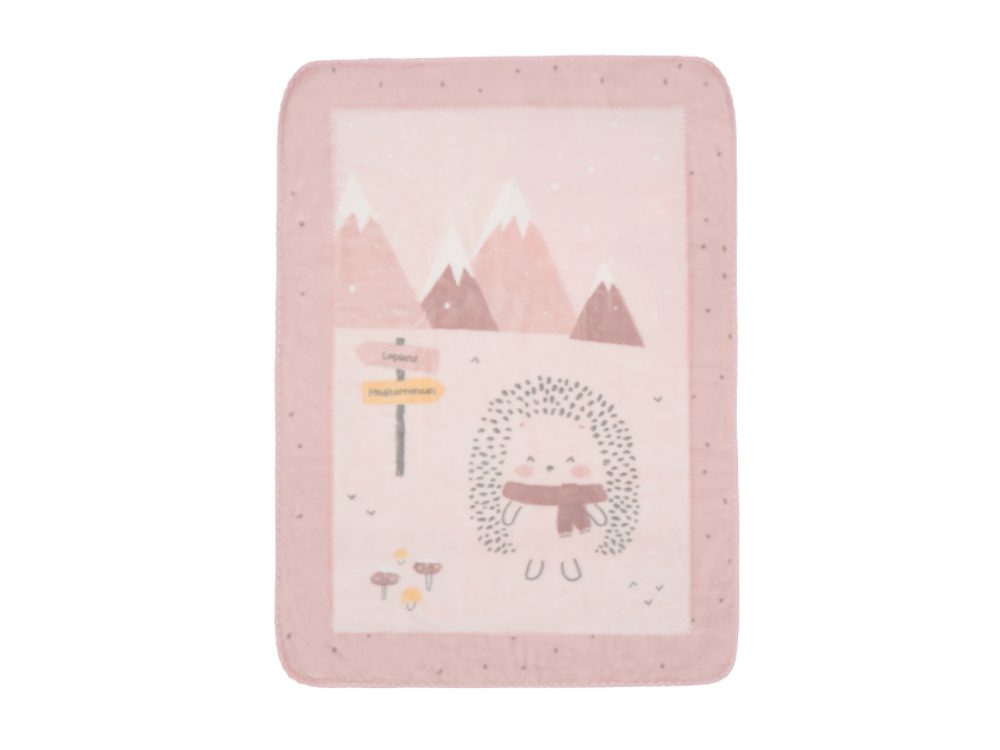 KikkaBoo Dětská deka Super Soft 140x110 cm Hedge-hugs