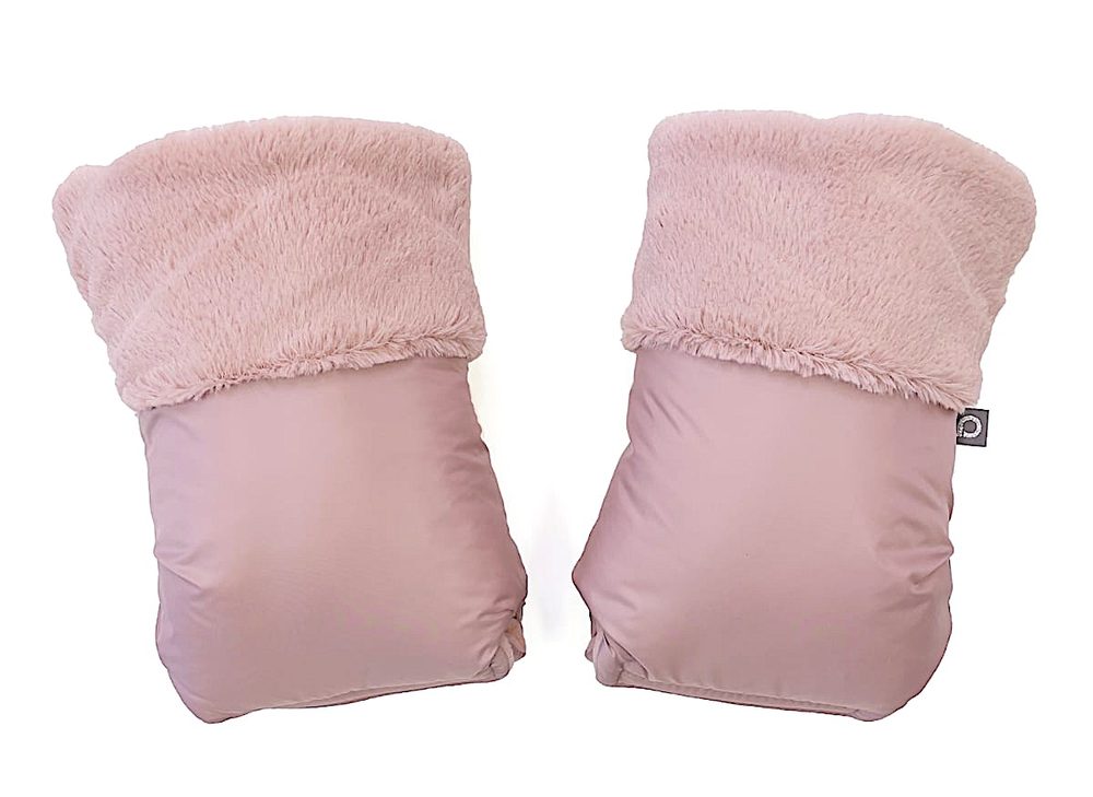 rukavice na kočárek Fur Pink