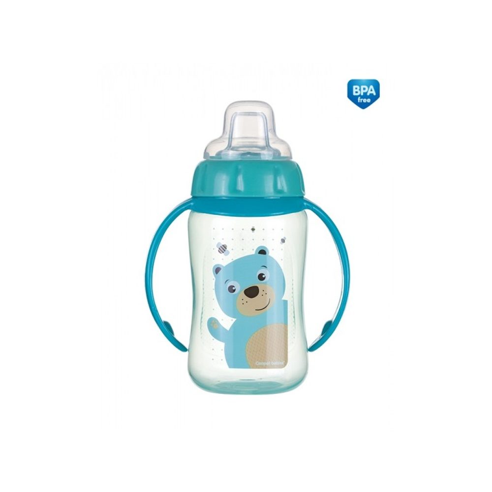 Canpol babies Tréninkový hrníček s úchyty CUTE ANIMALS 320ml
