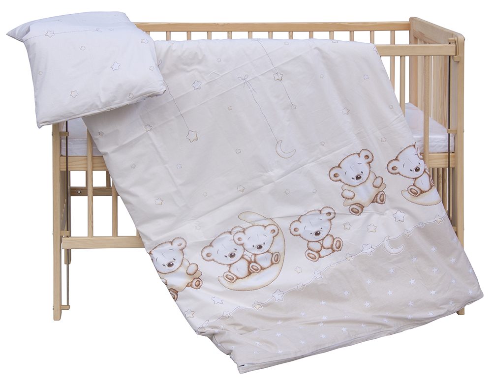 Scarlett Souprava do postýlky 2-dílná Toro béžová 90x120cm