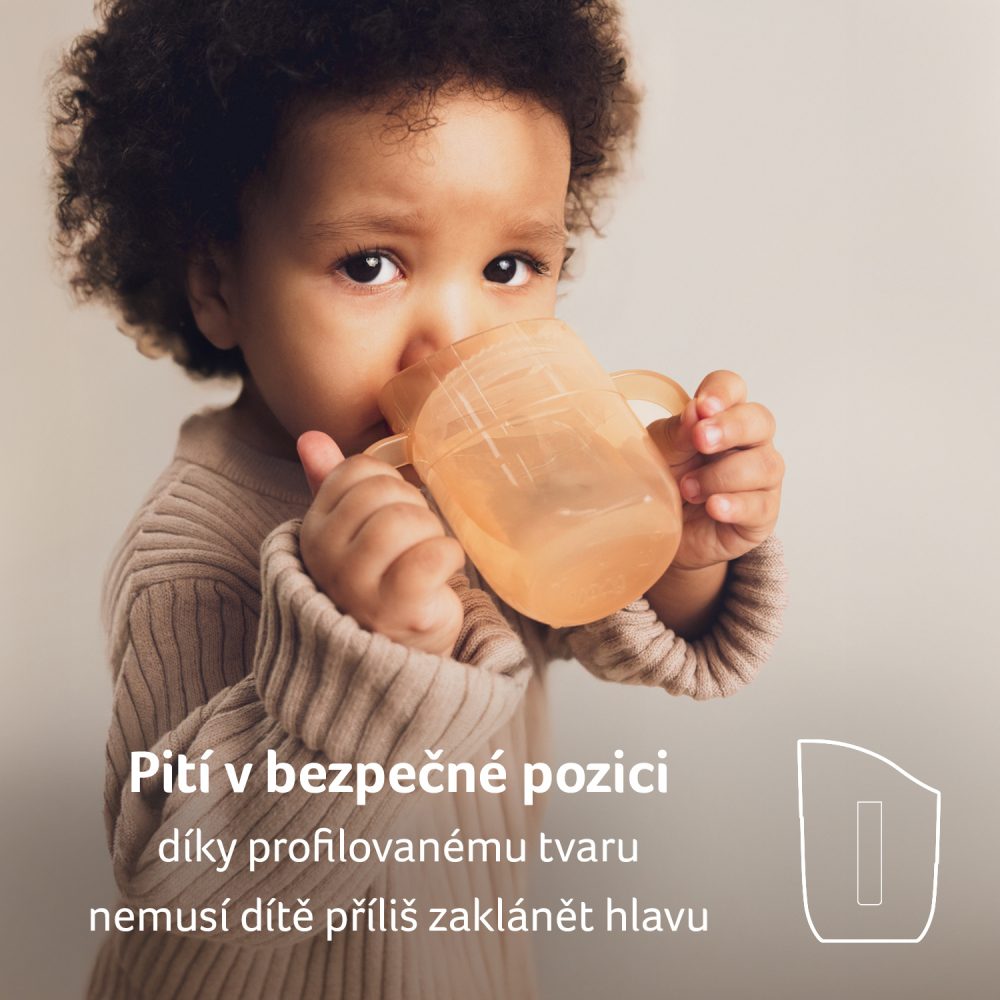 LOVI Hrneček tréninkový GENIUS 150ml Nude (obrázek 17)