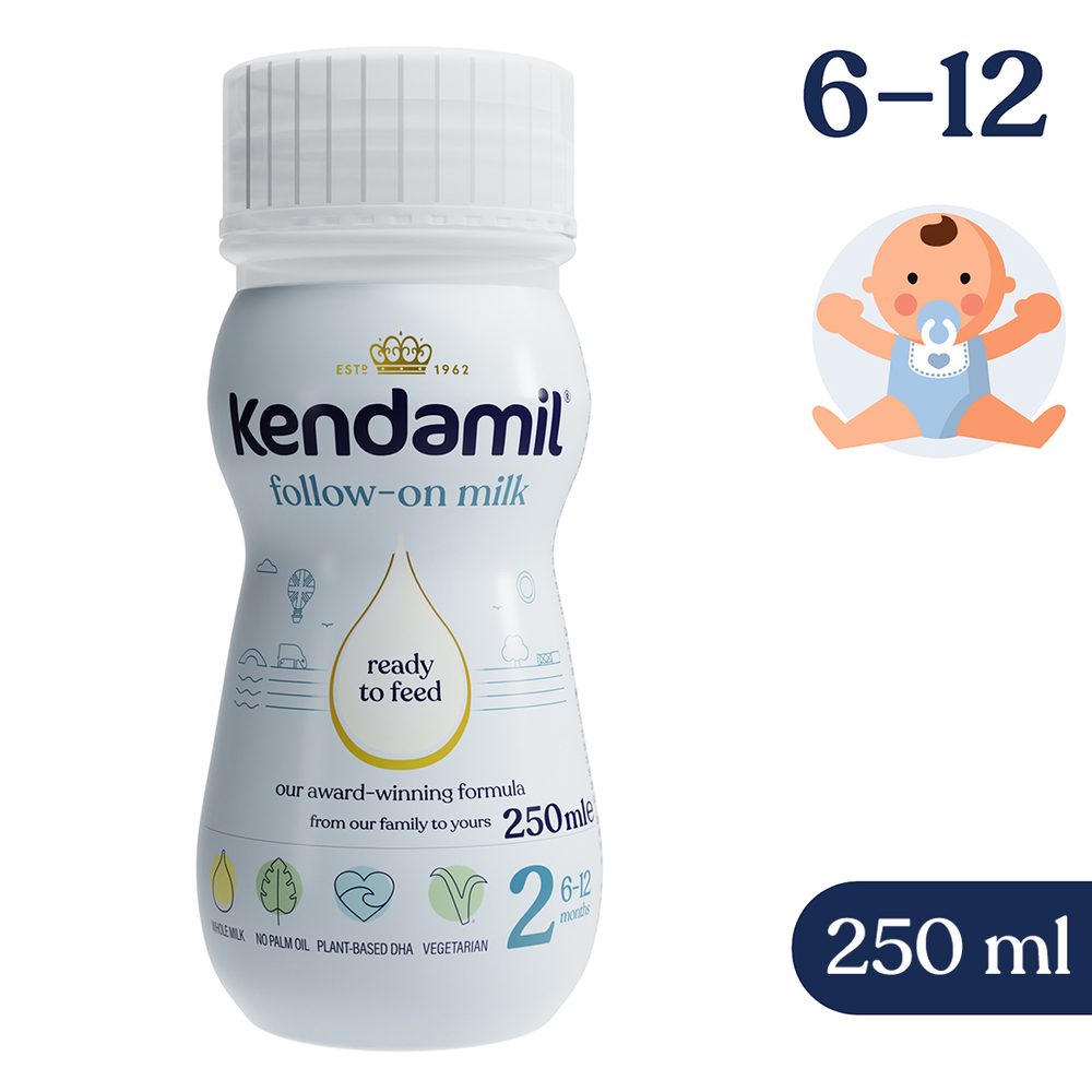 Kendamil Tekuté pokračovací mléko 2 (250 ml)
