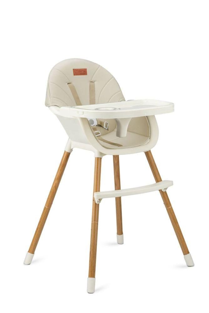 Jídelní židlička MoMi Reki béžová 3v1