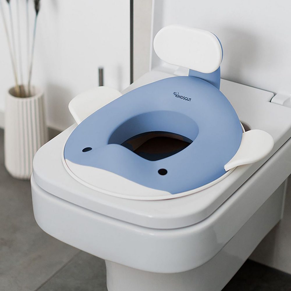 KINDSGUT Sedátko na WC Velryba Holubí modř (obrázek 5)