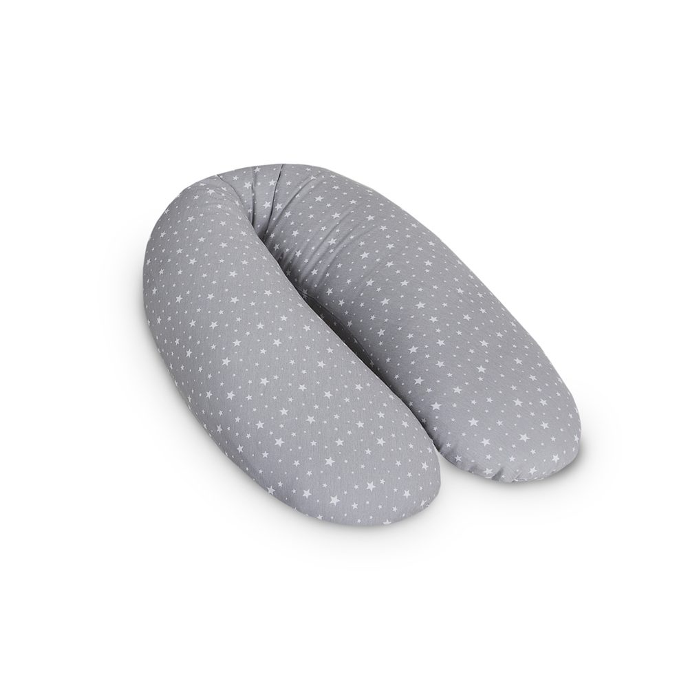CEBA Polštář kojicí Cebuška Multi Žerzej - Grey Stars 190 cm