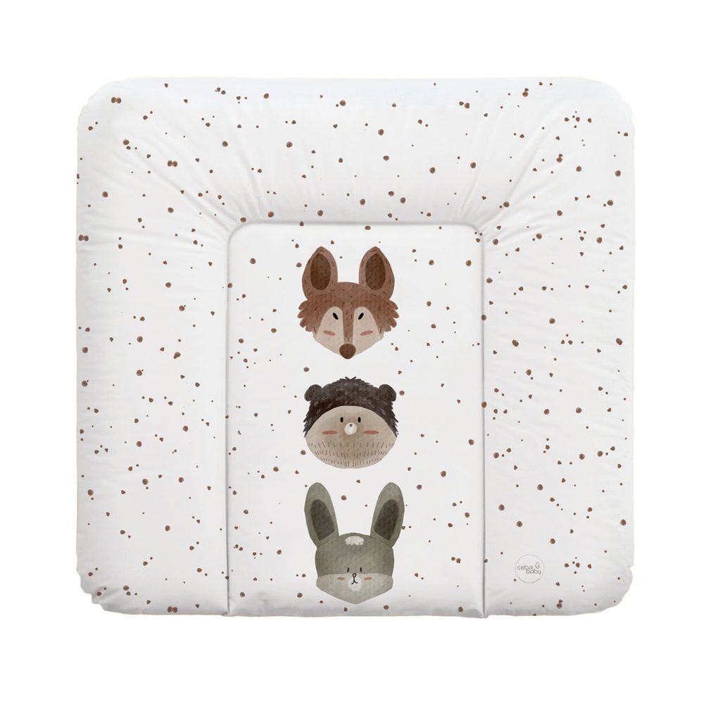 CEBA BABY Podložka přebalovací měkká střední (75x72) Basic - Cute Animals