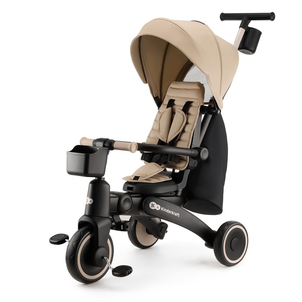 KINDERKRAFT Dětská tříkolka Jazz 2 Green - KINDERKRAFT Dětská tříkolka Jazz 2 Beige