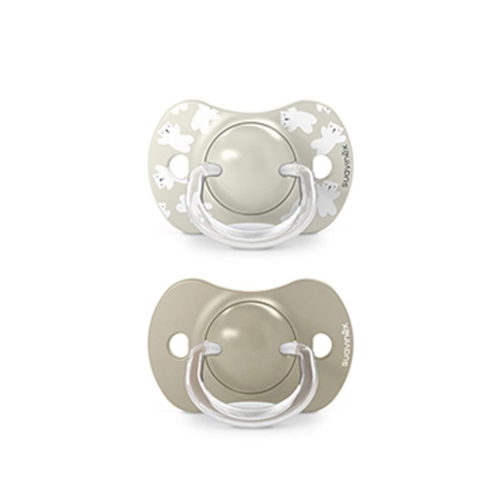 Suavinex Dudlík SX PRO fyziologický WILD & FREE 6/18m 2 ks - hnědý