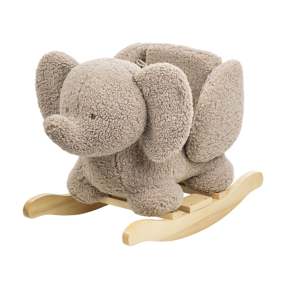 Nattou Houpačka Teddy plyš nosorožec taupe 10m+ - NATTOU Houpačka Teddy plyš sloník taupe 10m+