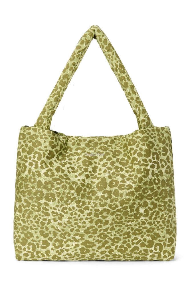 Studio Noos Cotton MOM BAG přebalovací taška Green Leopard