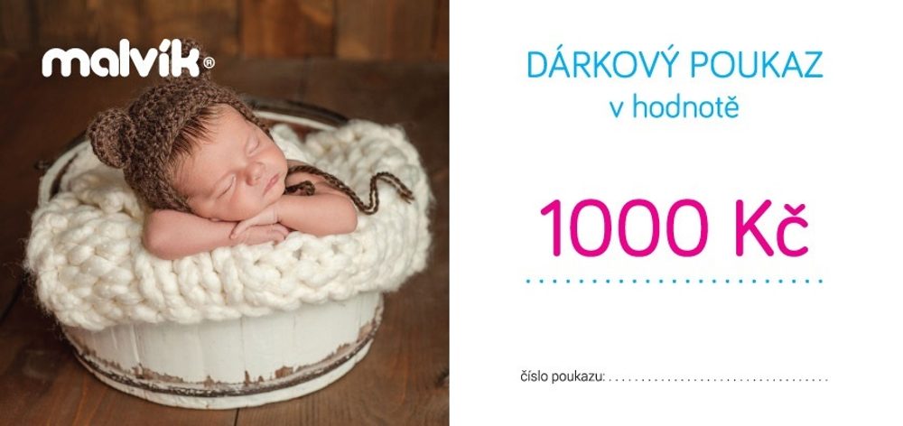 Elektronický Dárkový poukaz 1.000 Kč