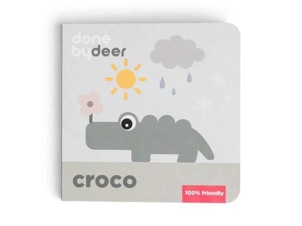 Done by Deer Aktivní knížka Croco Seasons - mix barev
