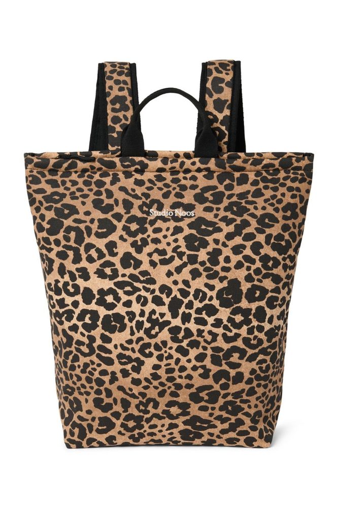 STUDIO NOOS Puffy Adult batoh Brown Leopard