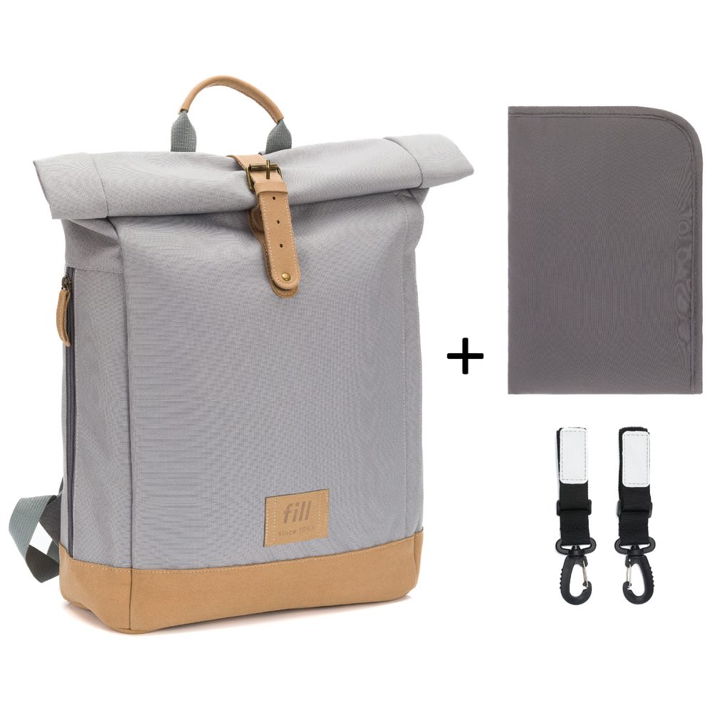 Fillikid Batoh na pleny Berlin stone grey (obrázek 13)